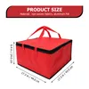 Storage Bags Insulated Delivery Food Lunch Thermal Grocery Tote Pizza Cooler Bento Warmer Catering Portable Shopping Commercial Picnic