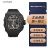 Richardmill orologio swiss automatico orologio Richar Mille RM1103 Black Knight ntpt maschi