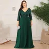 Sukienki plus size icclek czerwona długa sukienka vestidos com briilho na imprezy kobiety 2023 eleganckie duże z cekinem