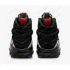 2024 Jardon 8 Playoffs Black True Red White Basketball Shoes For Sale Top Quality Sport Shoes Randers US7-US13