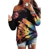 Dames Hoodies Trui 2023 Herfst En Winter Graffiti Print Ronde Hals Katoen Lange Mouwen Losse Casual Top Voor Dames