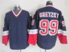 Vintage 1993 Hockey''nHl''Jerseys 99 Wayne Gretzky Jersey C Patch Vintage Cousu Chemises 100e Coupe Stanley Patch Campbell Orange M-XXXL