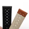 Watch Bands Handmade Watch Strap 18mm 19mm 20mm 22mm Leather Strap Black Brown Blue Breathable Porous Watchbands # C 231123