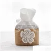 Bomboniera 6X4X10Cm Dstring Sacchetti di Caramelle Gioielli Regalo Perline Stoccaggio Per Decorazione Forniture Za4420 Drop Delivery Casa Giardino Dheqb