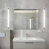 Lampes murales moderne LED miroir luminaire acrylique chambre chevet applique fond de lampe blanche