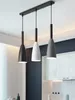 Pendant Lamps Nordic Restaurant Chandelier Three-Head Modern Minimalist Dining Room Table Lamp Bar Creative Ceiling Lights
