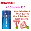 Badminton Shuttlecocks Kwasaki Original AirShuttle Outdoor Badminton AirShuttle Plastic Ball Nylon Shuttlecock Badminton Ball 3pcs/Pack 231124