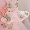 Abiti da ragazza vestiti nati abiti per bambini manica lunga 1 ° compleanno per bambini abito da festa del battesimo principessa da 0-24 mesi Vestidos