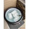 Altre forniture per la toilette da bagno Vasca gonfiabile pieghevole Black Ice Indoor Outdoor Pod Vendita 2023 Drop Delivery Home Garden Dhlxu