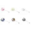 Broches PD broche résine acrylique perle matériel fleur broche vêtements accessoires haut de gamme cadeau bijoux cheveux ornement