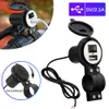 Nouveau chargeur USB 12V pour voiture et moto, fente USB 2.0, avec interrupteur, adaptateur de prise, chargeur de téléphone pour moto, étanche