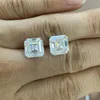 Loose Gemstones D Color Asscher Shape VVS Moissanite Diamond In Different Size