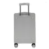 Suitcases Front Opening Multifunctional Luggage Code Box Trolley Hand Push Universal Wheel