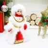 Decorações de Natal Grande Papai Noel Figura Natal Elétrico Papai Noel Brinquedos de Pelúcia Cláusula Decoração de Natal para Casa Enfeites de Natal Donzela de Neve 231123