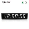 Ganxin2 – horloge murale LED 3 pouces, 6 chiffres, couleur blanche, minuterie LED, affichage 7 segments, compte à rebours avec télécommande 260p