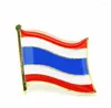 Broches Veel 5 stks Thailand Nationale Vlag Pin Badge Land Lapei