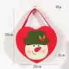 クリスマスデコレーション2023ラブギフトバッグアップルカートゥーンキャンディ3次元サンタクローストートドロップ
