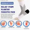 Ankle Support 1Pair Ank Brace Compression Seve for Nropathy Pain Achils Tendonitis Plantar Fasciitis Reli Foot Brace Support Socks Q231124