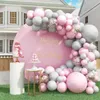 Neue Macaron Rosa Ballon Girlande Bogen Kit Hochzeit Geburtstag Party Dekoration Kinder Globos Rose Gold Konfetti Latex Ballon Baby Dusche