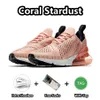 Designer män kvinnor 270 utomhusskor 270 -tal sneakers trippel vit svart knappt rose habanero röd ren platinum anda tealsko mens mesh tränare sport sneaker