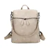 Bolsas escolares laptop backpack de moda backbag PU couro viagens femininas mochilas