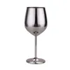 Aço inoxidável taças de vinho tinto cobre banhado vinho tinto vidro suco bebida champanhe taça festa barware ferramentas cozinha y0107251r