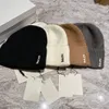 Bonnet design bonnet bonnet chapeau seau chapeau chapeau d'hiver chapeau tricoté printemps crâne casquettes hiver unisexe cachemire lettres décontracté extérieur ajusté chapeaux balencias