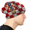 Beretten Kroatië voetbalvlag Bonnet hoeden mode hoed voor mannen vrouwen winter warme Kroatische voetbal geschenk schedels beanies caps