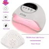 Nageldrogers 320 W SUN X20MAX Droger Machine 72 LED's UV LED-lamp voor nagels Gellak Uitharding Manicure 10 30 60 99s Timer LCD-scherm 231123