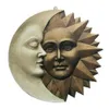 Новинки, настенная скульптура Солнца и Луны, небесные иконы астрономии, садовый декор, уличный ловец, винтажный домашний орнамент263U