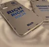 Neues Design bedruckte Hüllen Money Galvanik-Handyhülle für iPhone 14 Pro Max 13 12 11 Rich