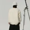 Женские тренчи Cakucool, корейское издание, осень/зима, из вспененной ткани, в складку, в полоску, свободное однотонное белое пуховое пальто
