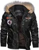 Men S Leather Faux Shuanghao Winter Cotton Jacket Tactical Bomber Thick Military Combat Pilot Coats Army TAC 231124