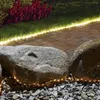 Foot Solar Powered PVC White Flexible Outdoor Rope Light Lights