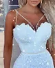 Casual jurken chique sexy vrouwen elegante witte cocktailfeest avond mini mouwloze bodycon bruiloft midi kanten nachtjurk kleding