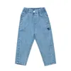 Jeans Schlank Frühling Herbst Jeans Hosen Jungen Kinder Hosen Kinder Kleidung Jugendliche Formale Outdoor Hohe Qualität 230424