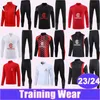 2023 2024 Ibrahimovic Giroud Training Wear Soccer Courseys Bennacer Tonali Theo Brahim A. Rebic A. Rebic Football Shirt stack