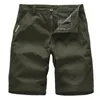 Shorts homme Short d'été men100 % coton décontracté hommes shorts Bermuda masculina mâle droit solide fermeture éclair pantalon culotte mâle Tactica shorts 230424