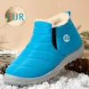 Boots Winter Childrens Plush Nonslip Cotton Shoes Waterproof Cute Warm Fur Children Snow 231124