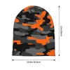 Basker orange militär kamouflage kepsar armé camo goth street skallies mössa hatt vår varm termisk elastisk motorhuven stickning hattar