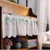 Curtain Cotton Short Kitchen Curtains For Window Korean White Embroidery Small Butterfly Valance