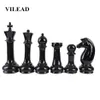 Vilead Six-Piece Set Ceramic International Chess Figures Creative European Craft Home Decoration Accessories Handgjorda prydnad T209T