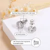 Dangle Chandelier 0.3-1CT D Color Stud Earrings for Women 18K White Gold Plated 925 Sterling Silver Round Cut Diamond Wedding Jewelry 230422
