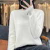 Kadın Sweaters Sonbahar ve Kış Çizgisi Hazır Giysi Kaşmir Kazak Yuvarlak Boyun Külot Moda gevşek