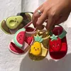 First Walkers Mini Melissa Children's Fruit Fruit Banana Borte Baby Kids 'Jelly Shoes Soft Bottom Nonslip Girls Boys Beach 230424