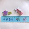 Hair Accessories Cute Girl Simple Pins Colored Dot Pentacle Candy Stars Clips For Children Fashion