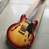 Custom shop, Made in China, chitarra elettrica di alta qualità, foro F, colore Sunset, consegna gratuita