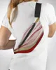 Waist Bags Red Gradient Marble Texture Bag Women Men Belt Large Capacity Pack Unisex Crossbody Chest