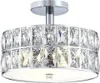 Chandeliers Farmhouse Drum Semi Flush Mount Close To Ceiling Lamp Fixture For Living Room Dining Bedroom Kitchen Island