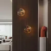 Wall Lamps Interior Led Lava Light Nordic Postmodern Glass Lights Lamp For Living Room Hallway Bedroom Decoration